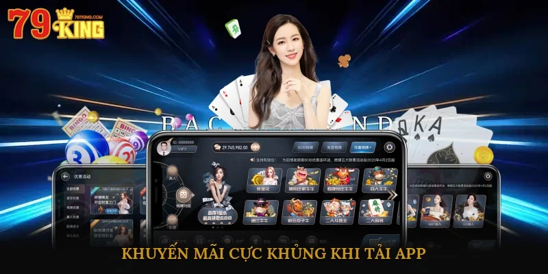 Khuyến mãi cực khủng khi tải app